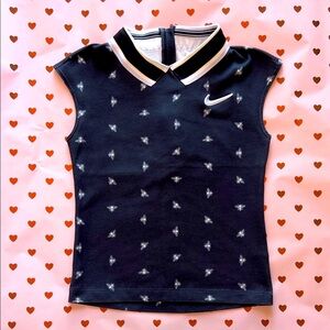 Nike Black Tank Top with White Accents